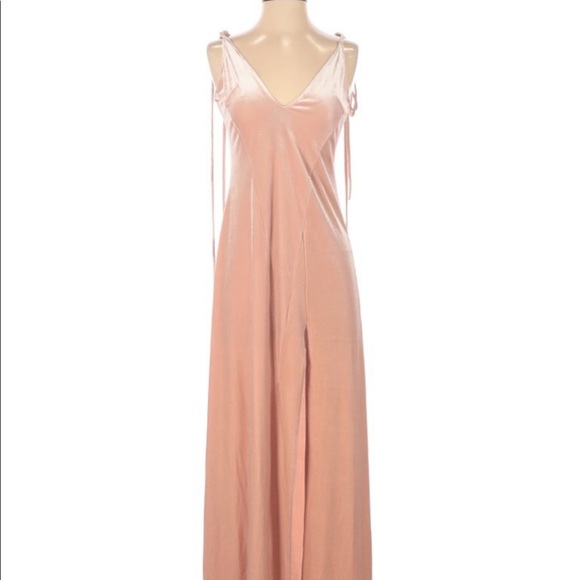 Makers of Dreams Dresses & Skirts - Makers of Dreams Dare You crushed rose velvet maxi